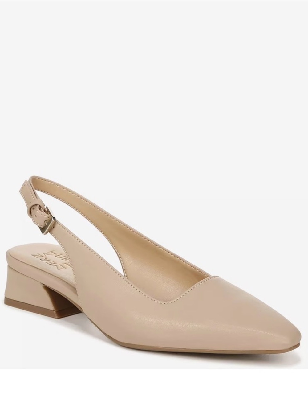 Naturalizer Tan Pointed Slingback Ginger Pump Shoes size 9.5